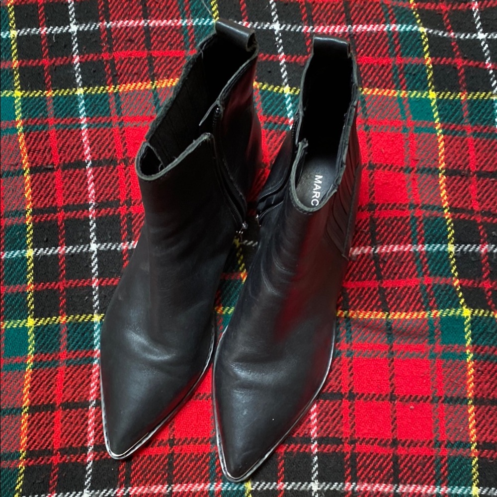 Marc Fisher Black Ankle Booties